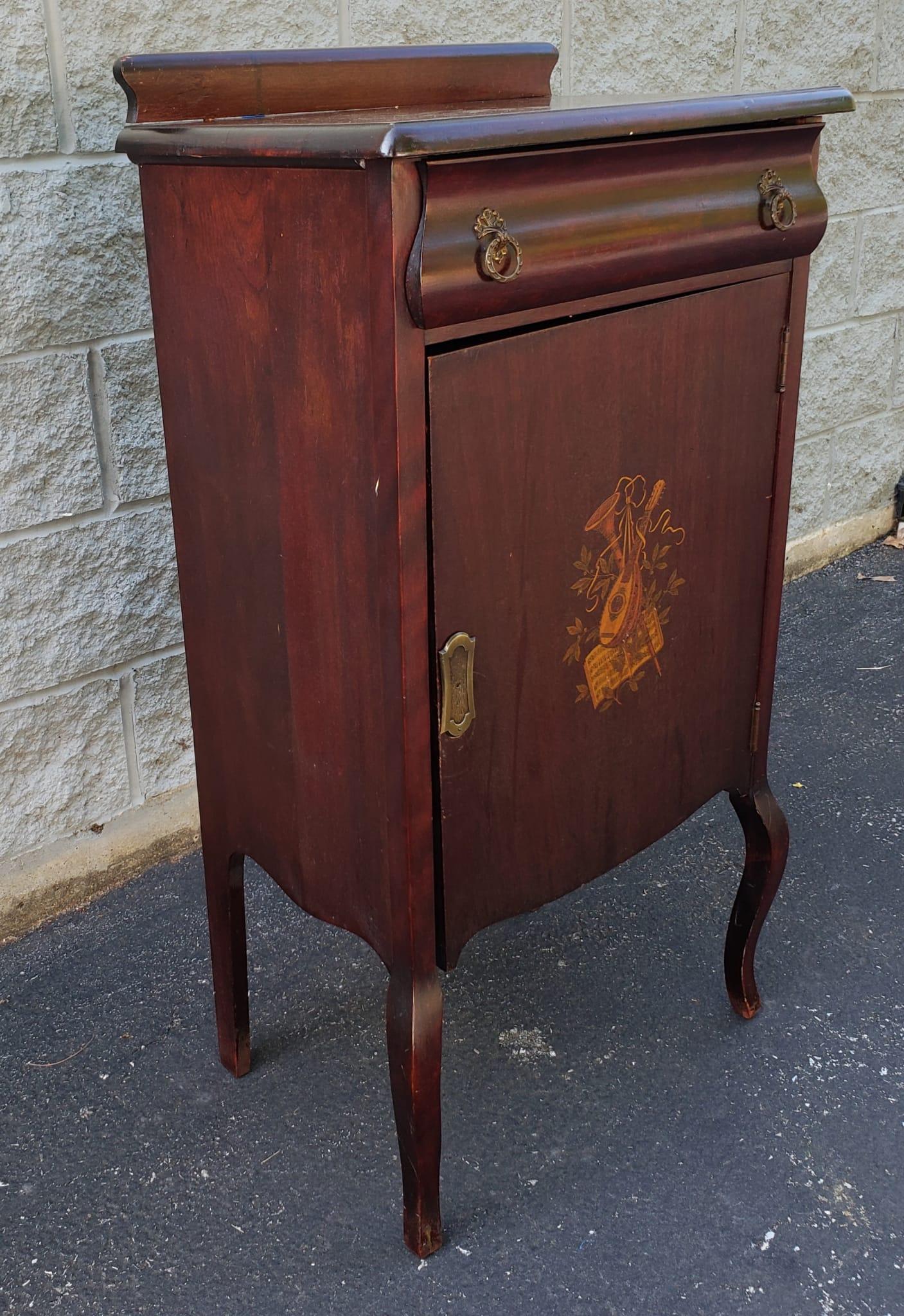 antique sheet music cabinet for sale