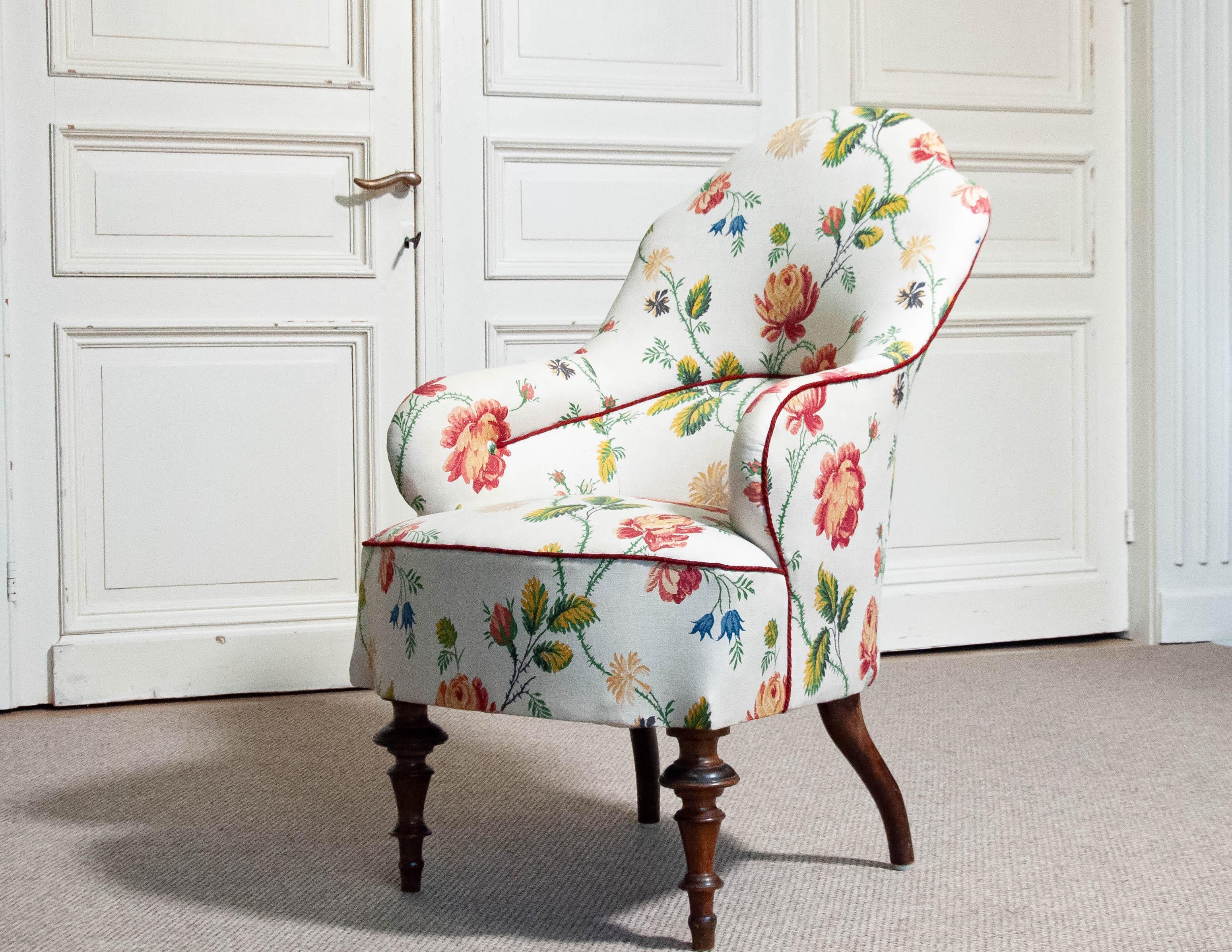 Late 19th Century Victorian Nursing / Lounge Chair Sweden For Sale 7