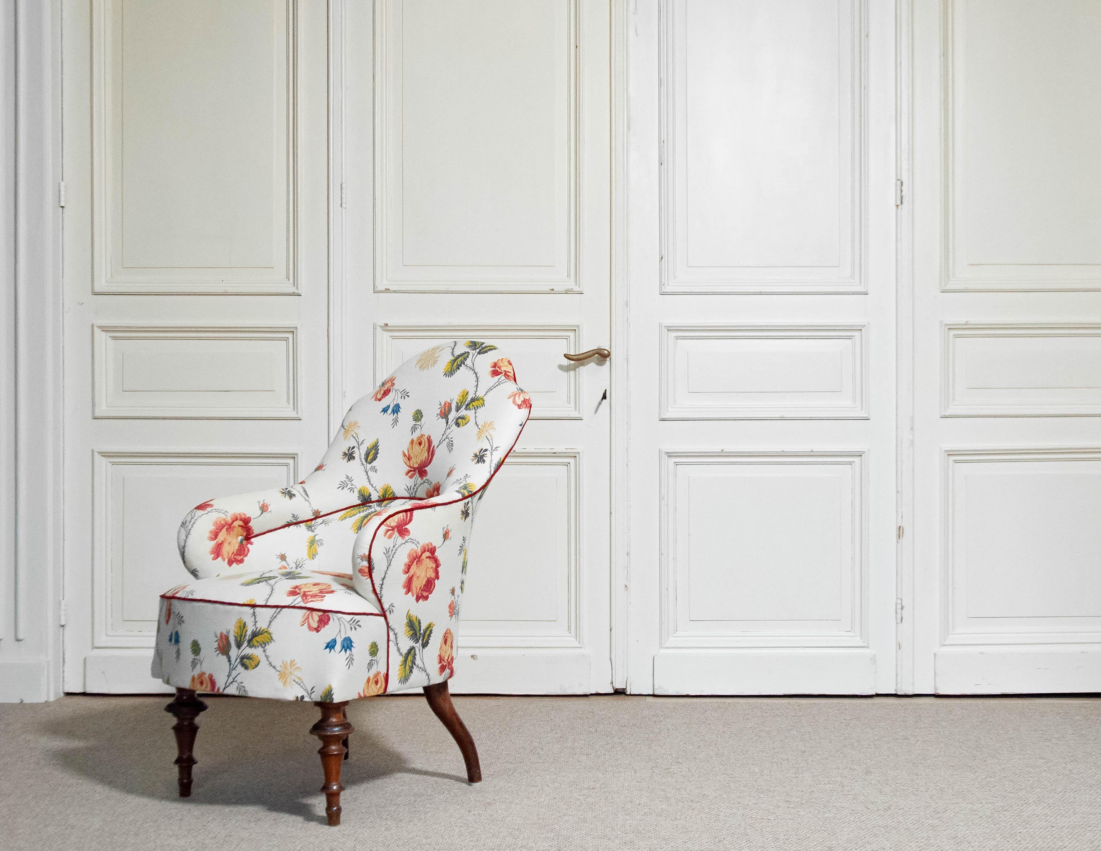 Late 19th Century Victorian Nursing / Lounge Chair Sweden For Sale 2