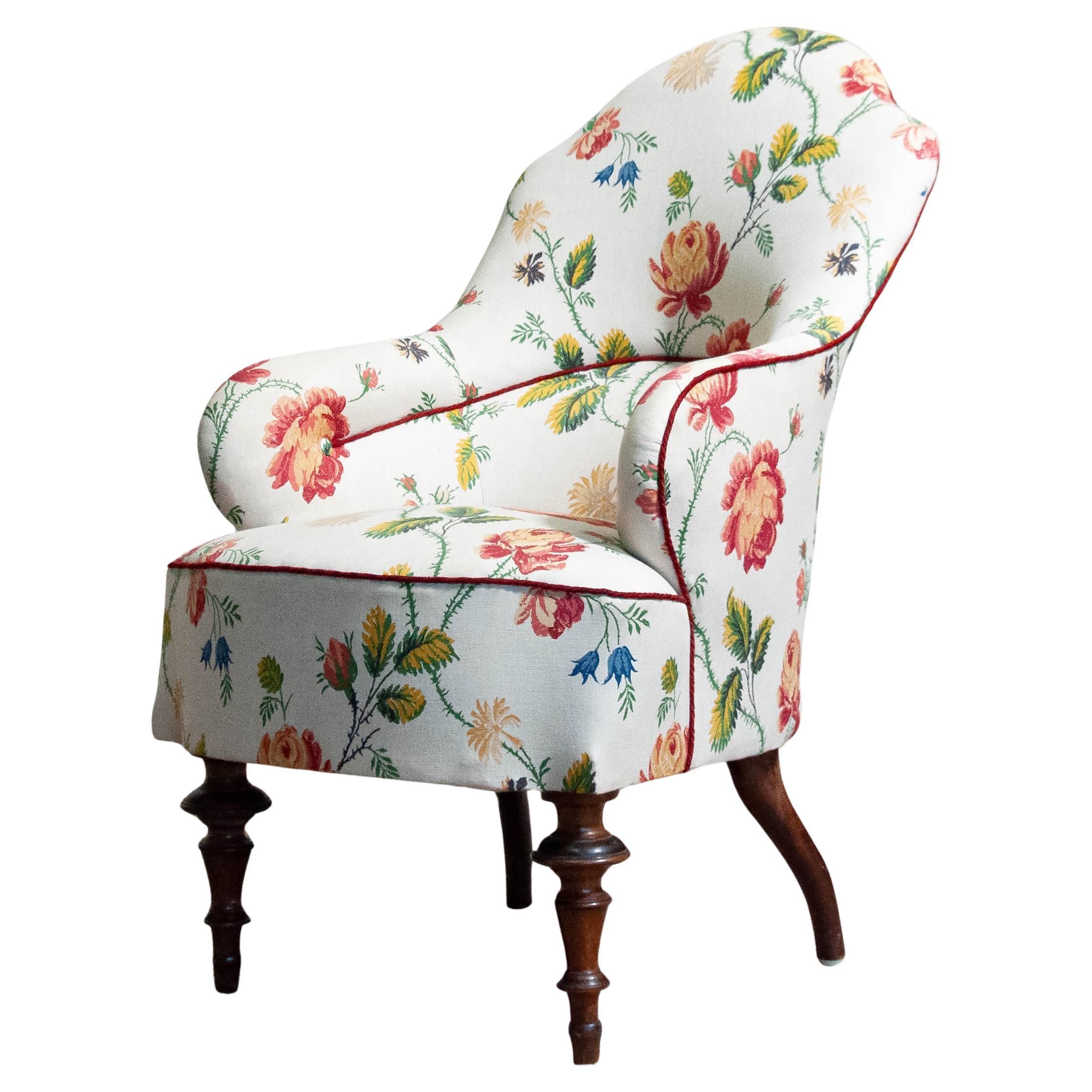 Late 19th Century Victorian Nursing / Lounge Chair Sweden