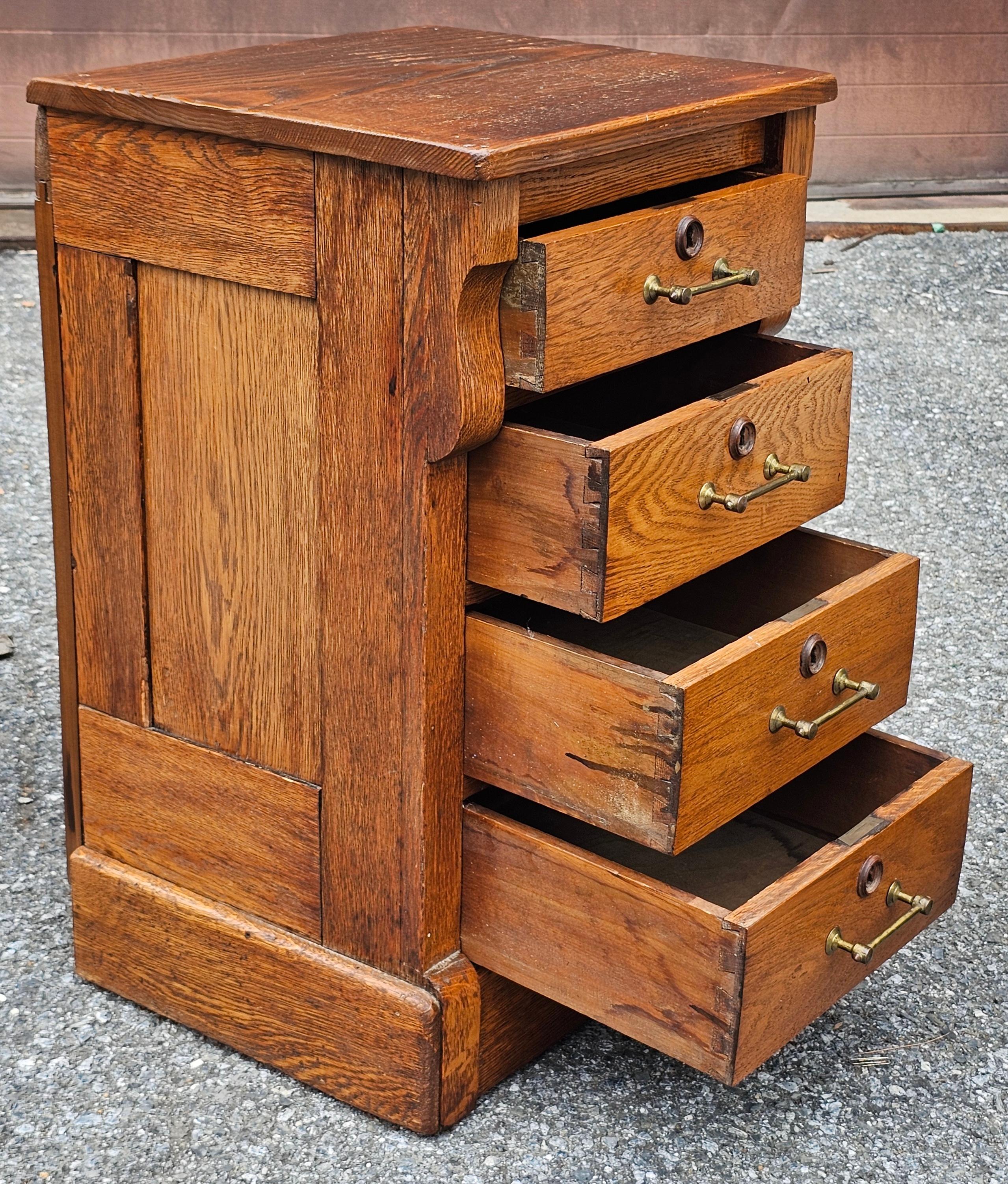 Legno Cassapanca vittoriana di Oak della fine del XIX secolo in vendita