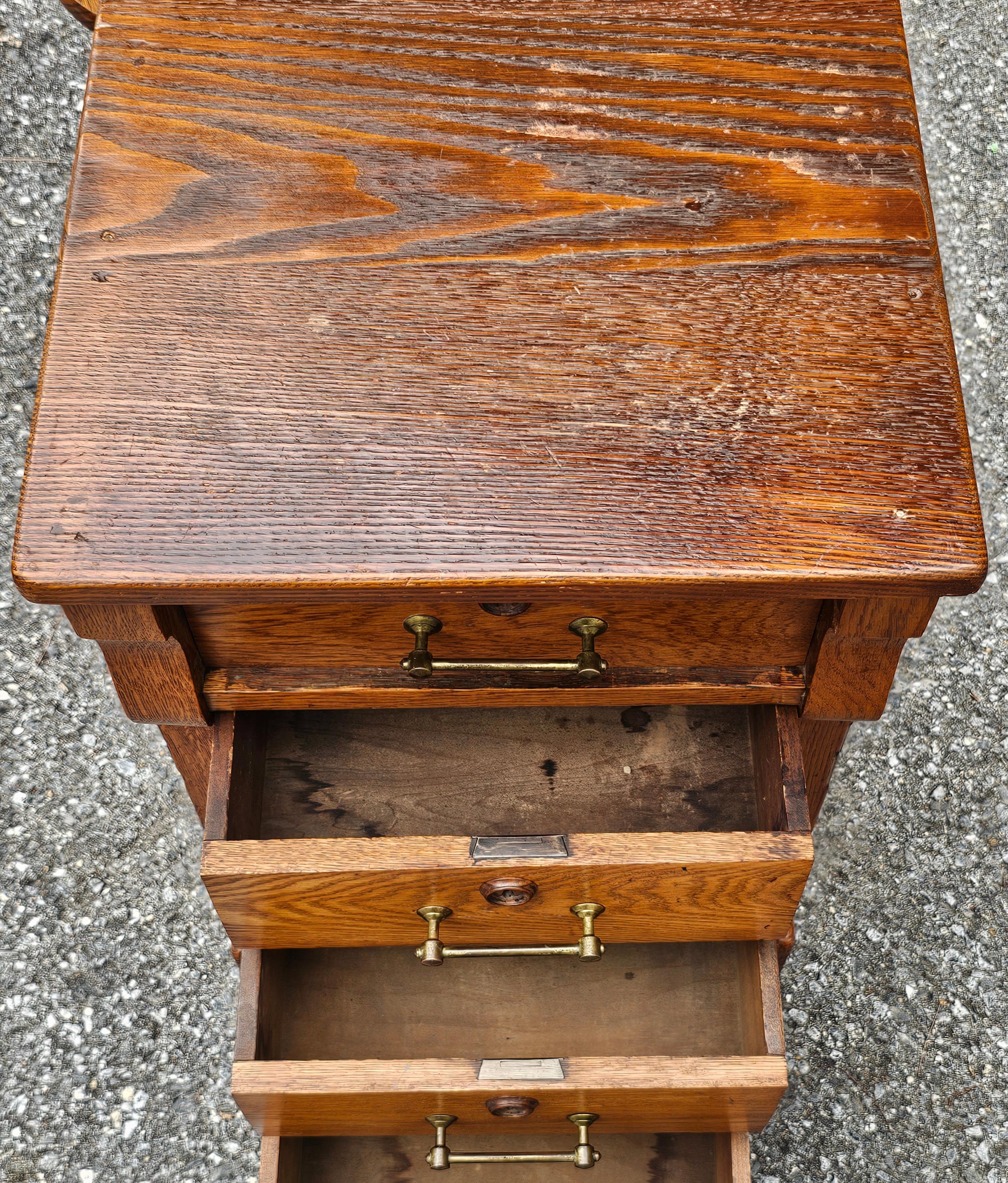 Cassapanca vittoriana di Oak della fine del XIX secolo in vendita 2