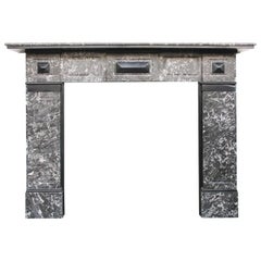 Late 19th Century Victorian St Anne Marble Fireplace Surround