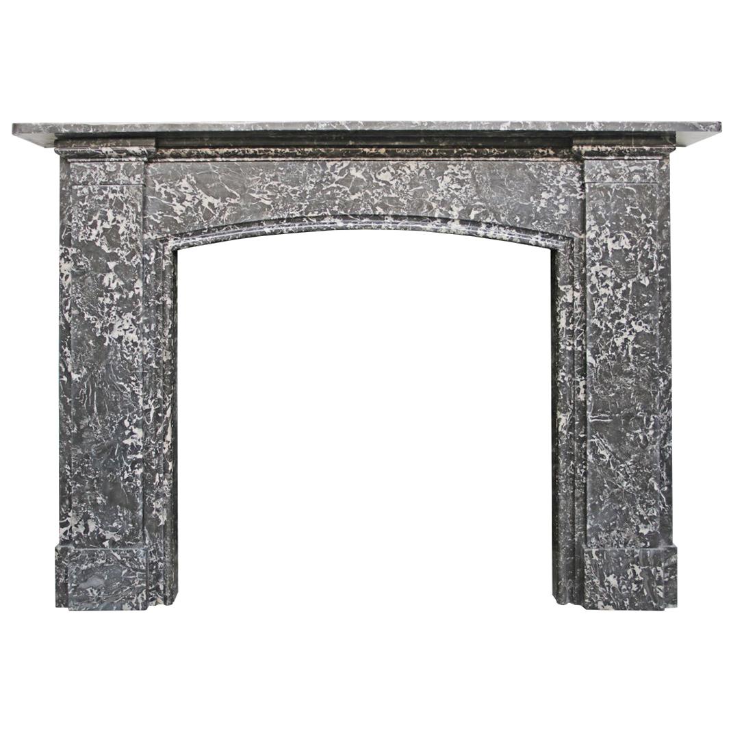 Late 19th Century Victorian St Anne Marble Fireplace Surround