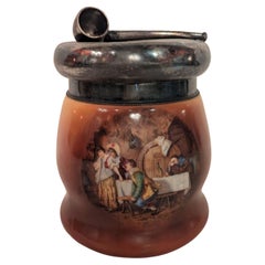 Antique Late 19th Century Victorian Tobacco Jar