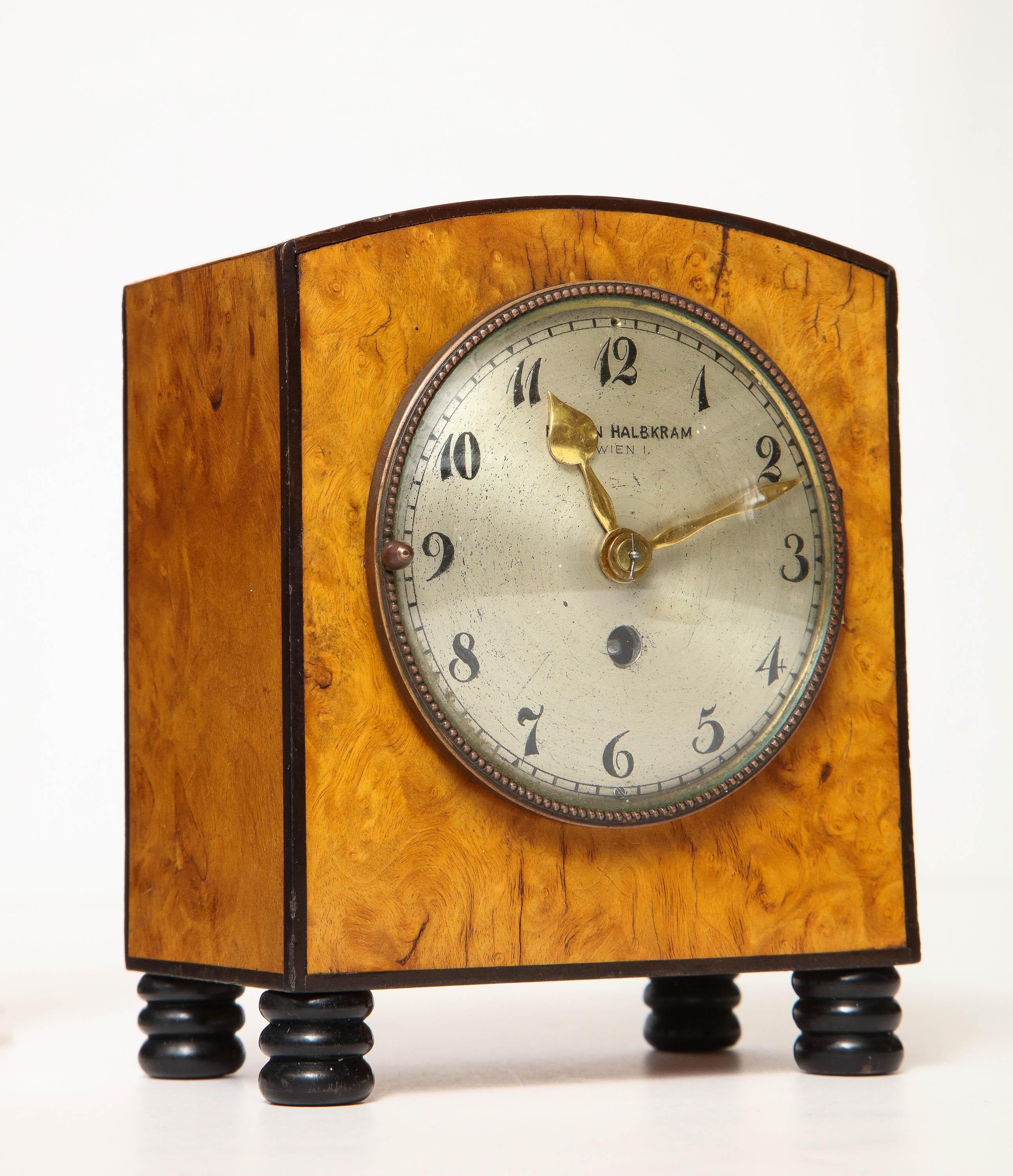 German Late 19th Century Viennese Clock by Royal Clockmaker Martin Halbkam For Sale