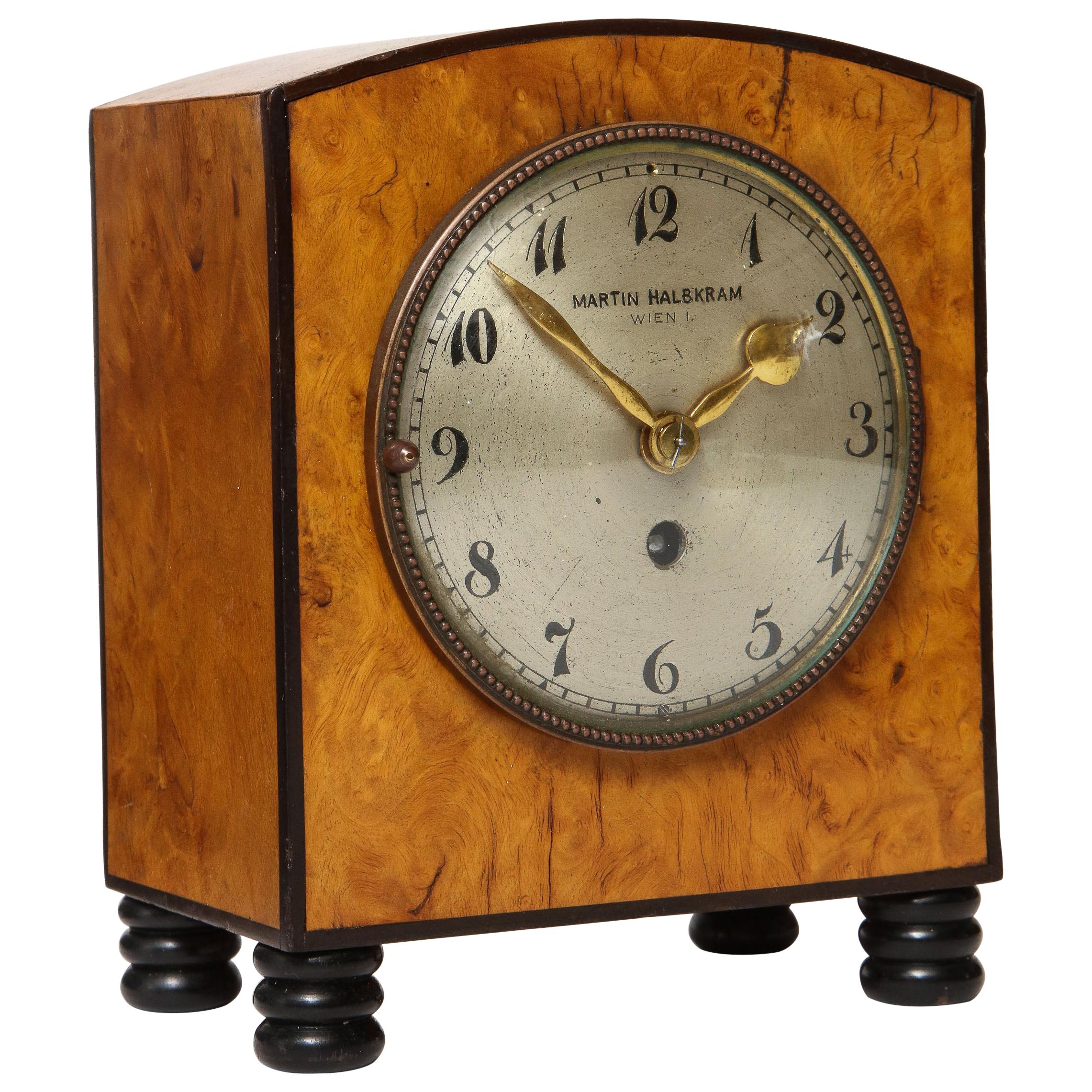 Late 19th Century Viennese Clock by Royal Clockmaker Martin Halbkam For Sale