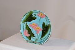 Assiette de présentation en majolique Villeroy & Boch de la fin du 19ème siècle