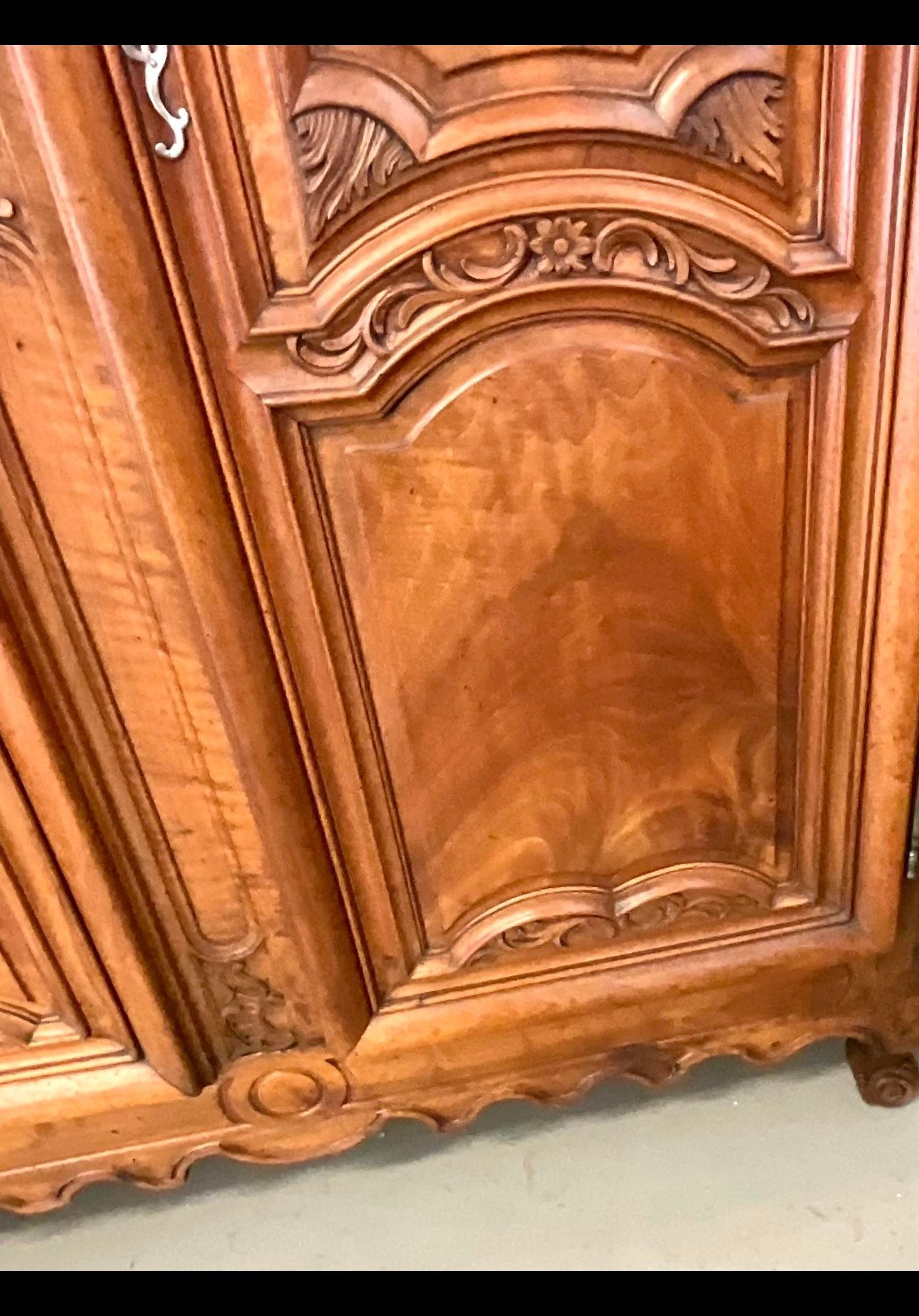 hand carved armoire