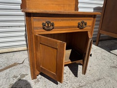 Late 19th Century Walnut Eastlake Style Wash Stand