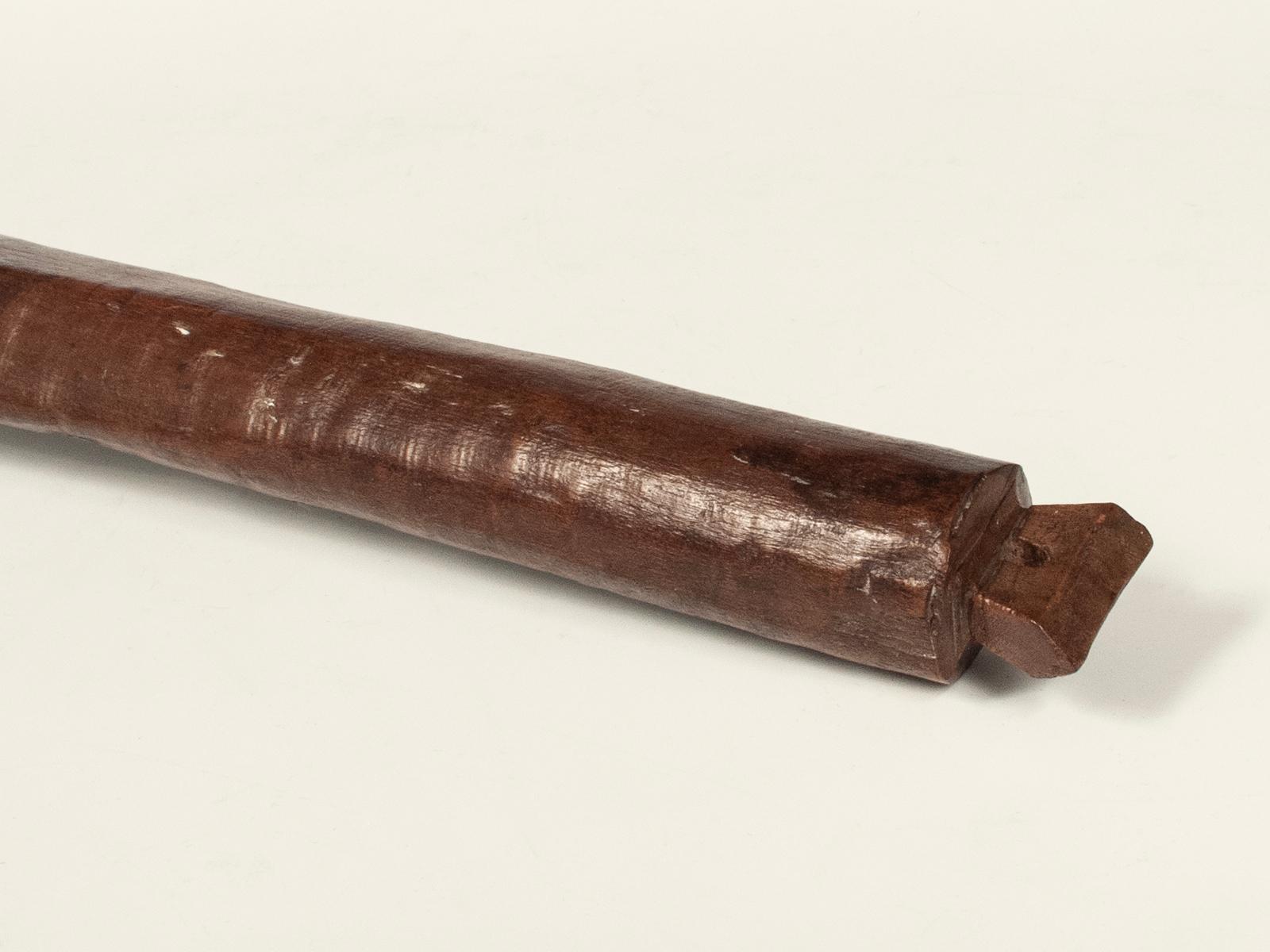 Hand-Carved Late 19th Century War Club, Samoa For Sale