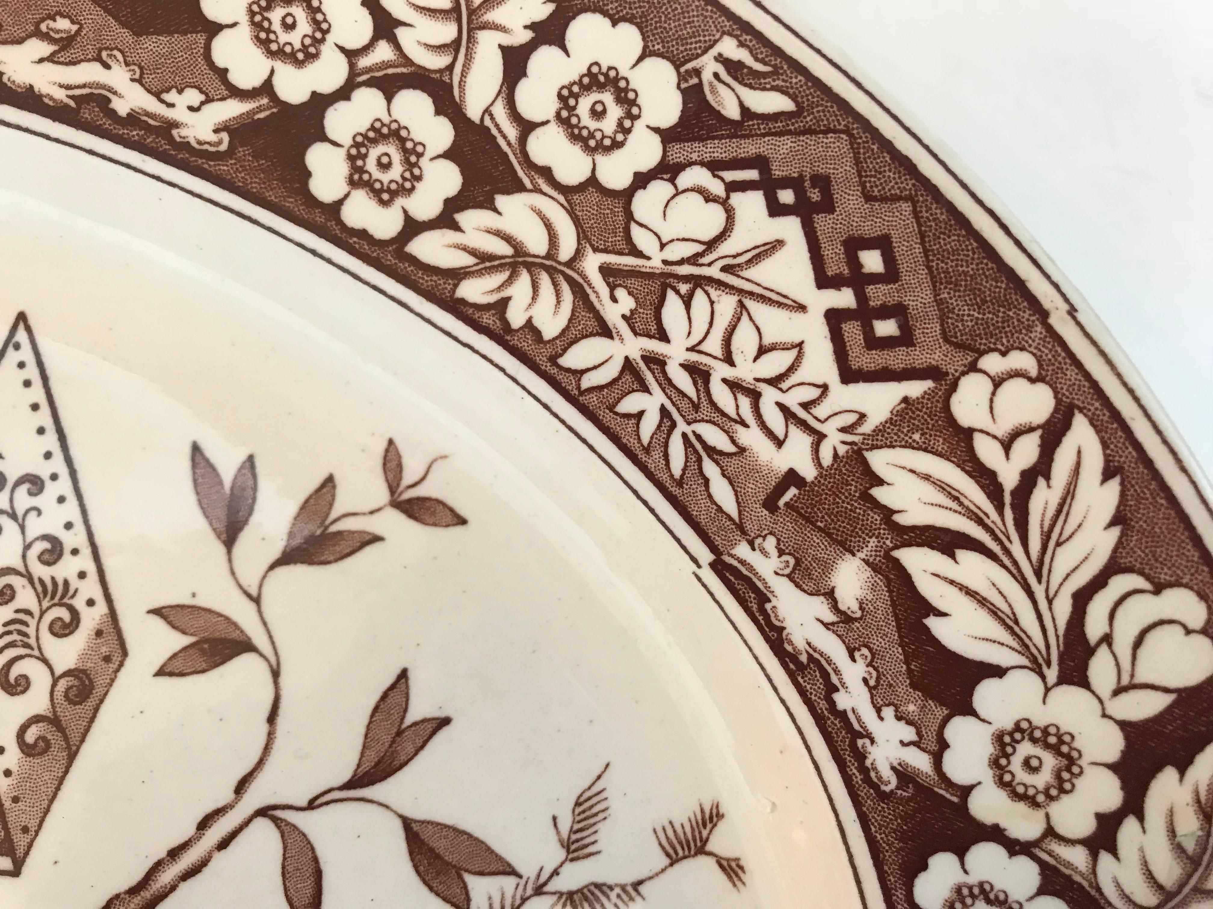 Wedgewood-Platte Beatrice, 19. Jahrhundert im Zustand „Hervorragend“ im Angebot in Boston, MA