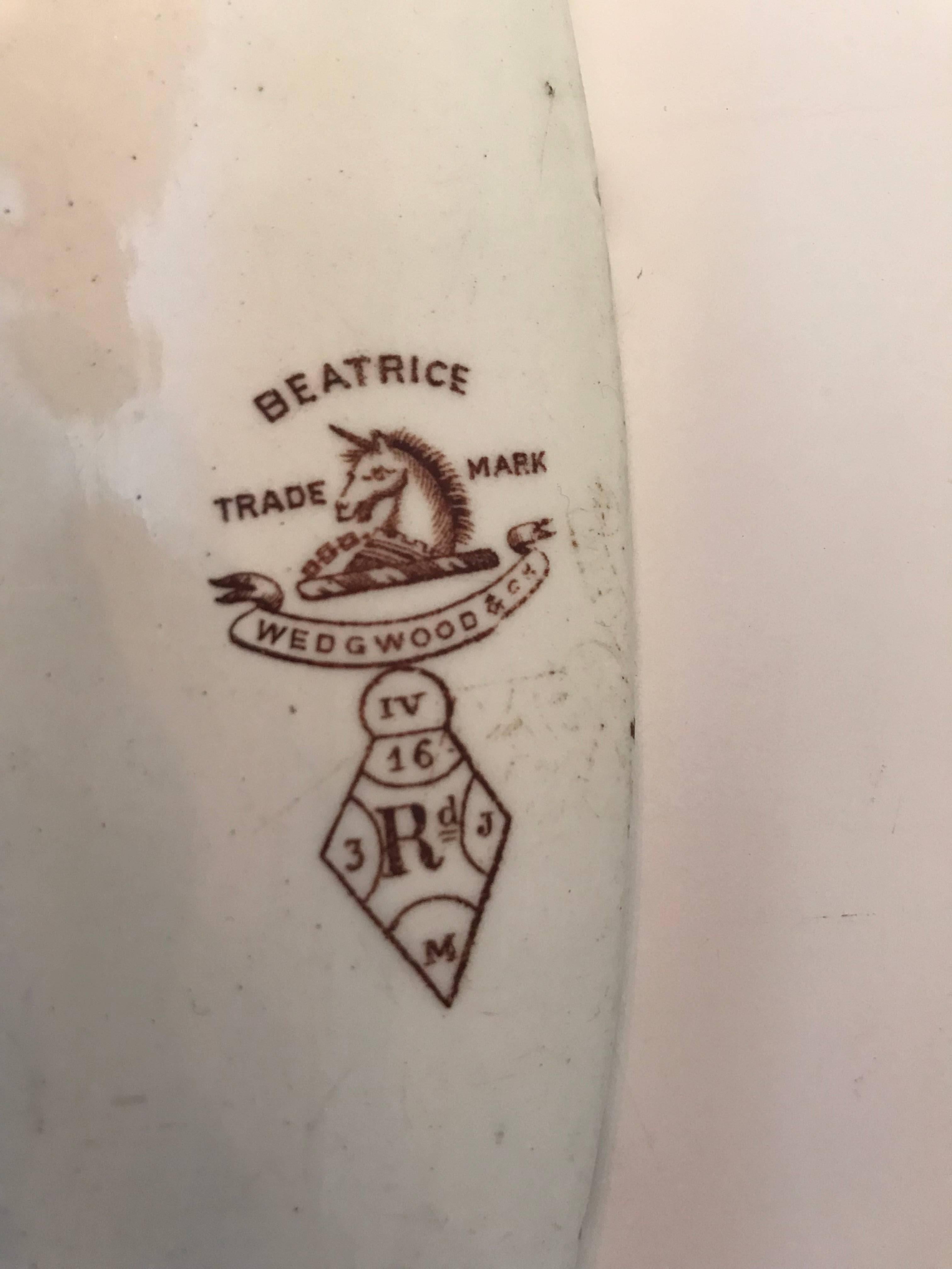 Wedgewood-Platte Beatrice, 19. Jahrhundert im Angebot 3