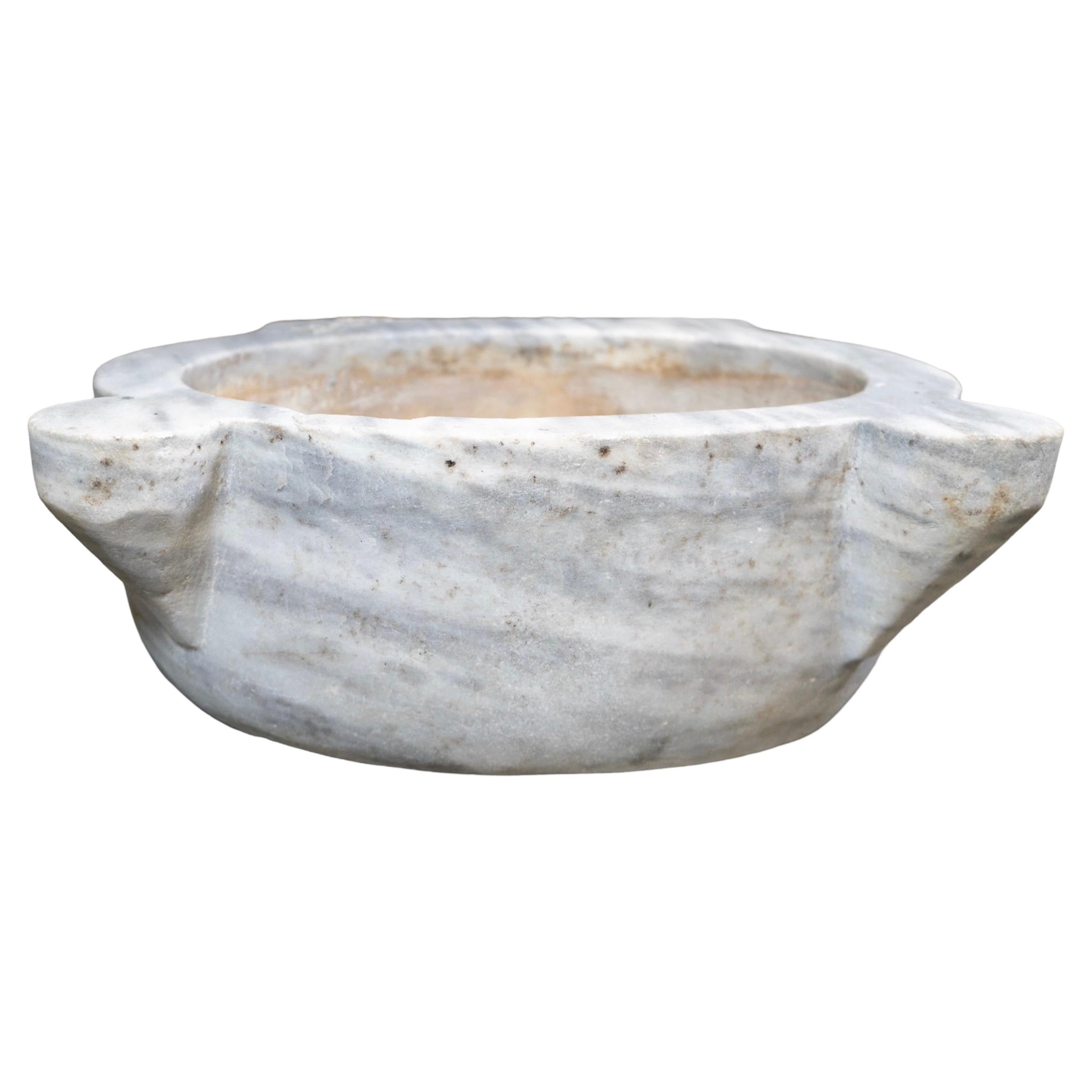 Late 19th Century White Carrara Marble Sink