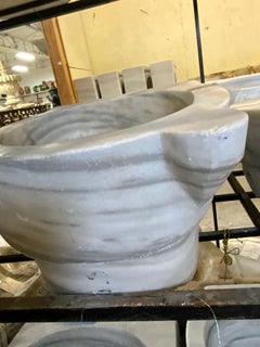 Late 19th Century White Marble Sink