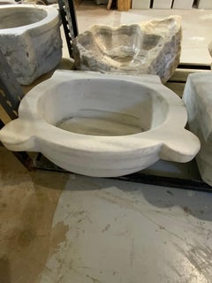 Late 19th Century White Marble Sink
