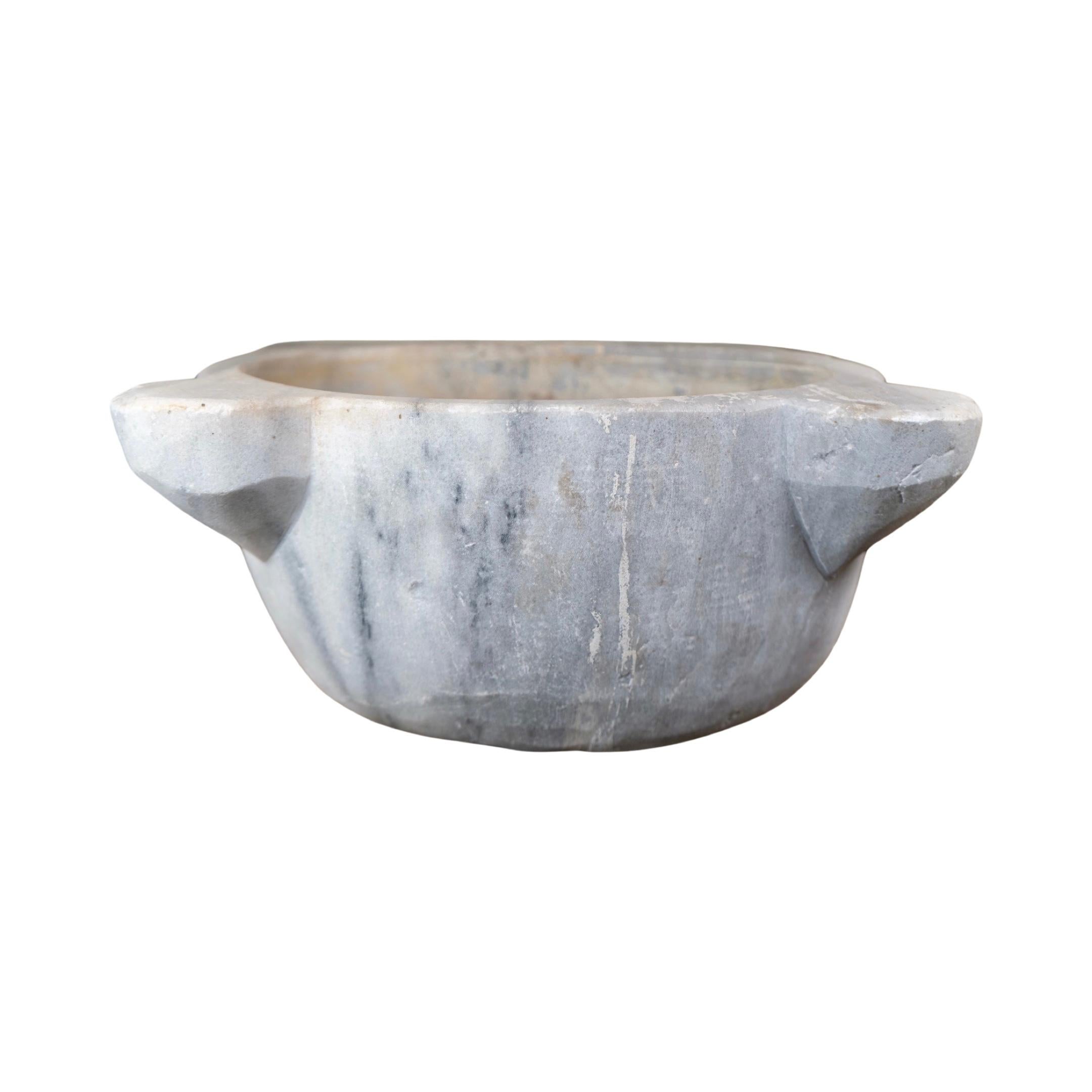 This gorgeous sink dates back to the 1880s. Item features gray tent throughout. Origin; Greece