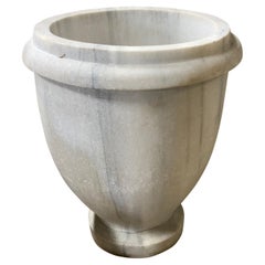 Antique Late 19th Century White Marble Sink