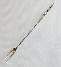 Late 19th Century Whiting Sterling Olive Fork