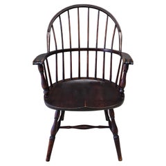 Sessel im Windsor-Stil des späten 19. Jahrhunderts mit Sattelsitz