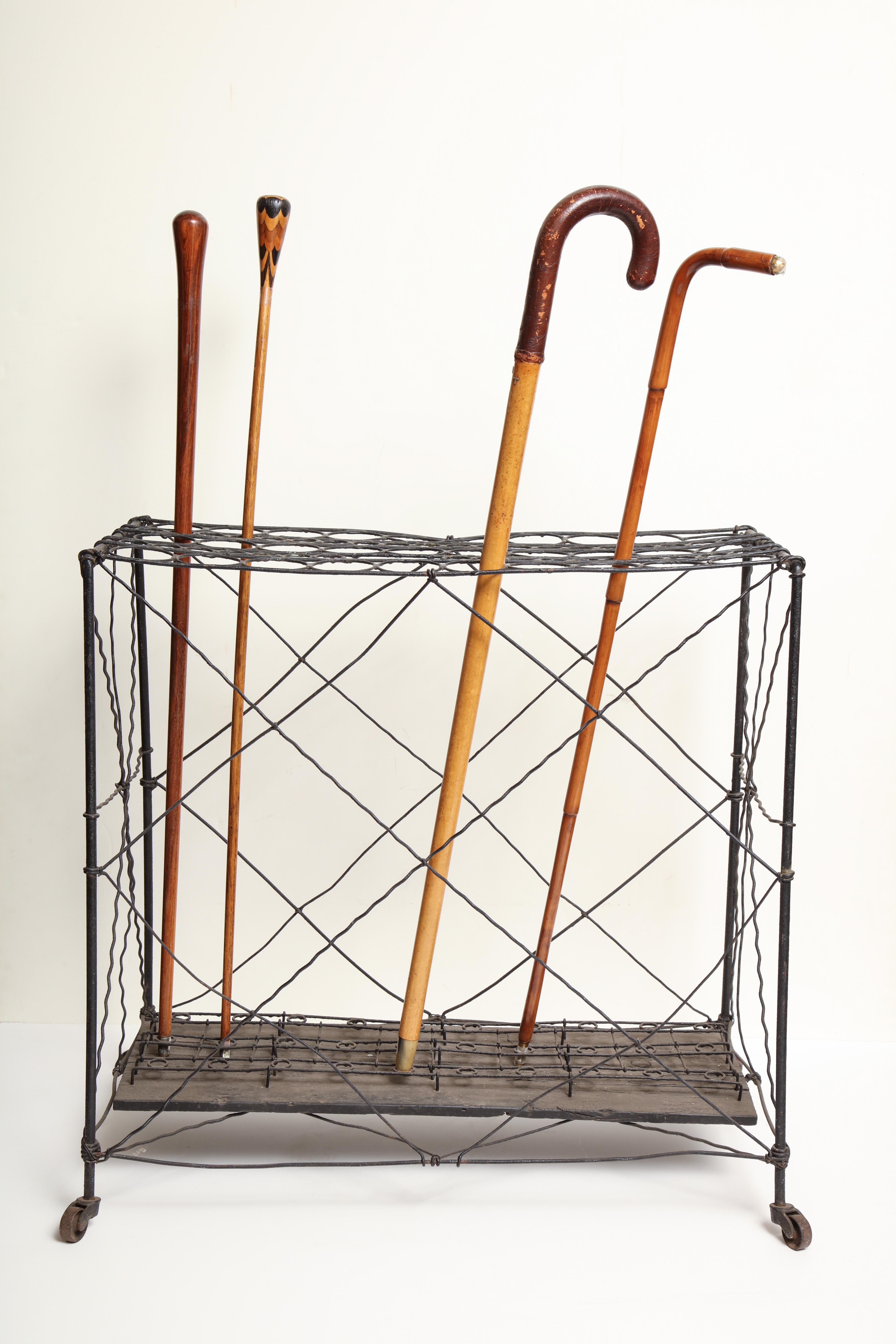 Late 19th Century, Wire Cane Stand 11