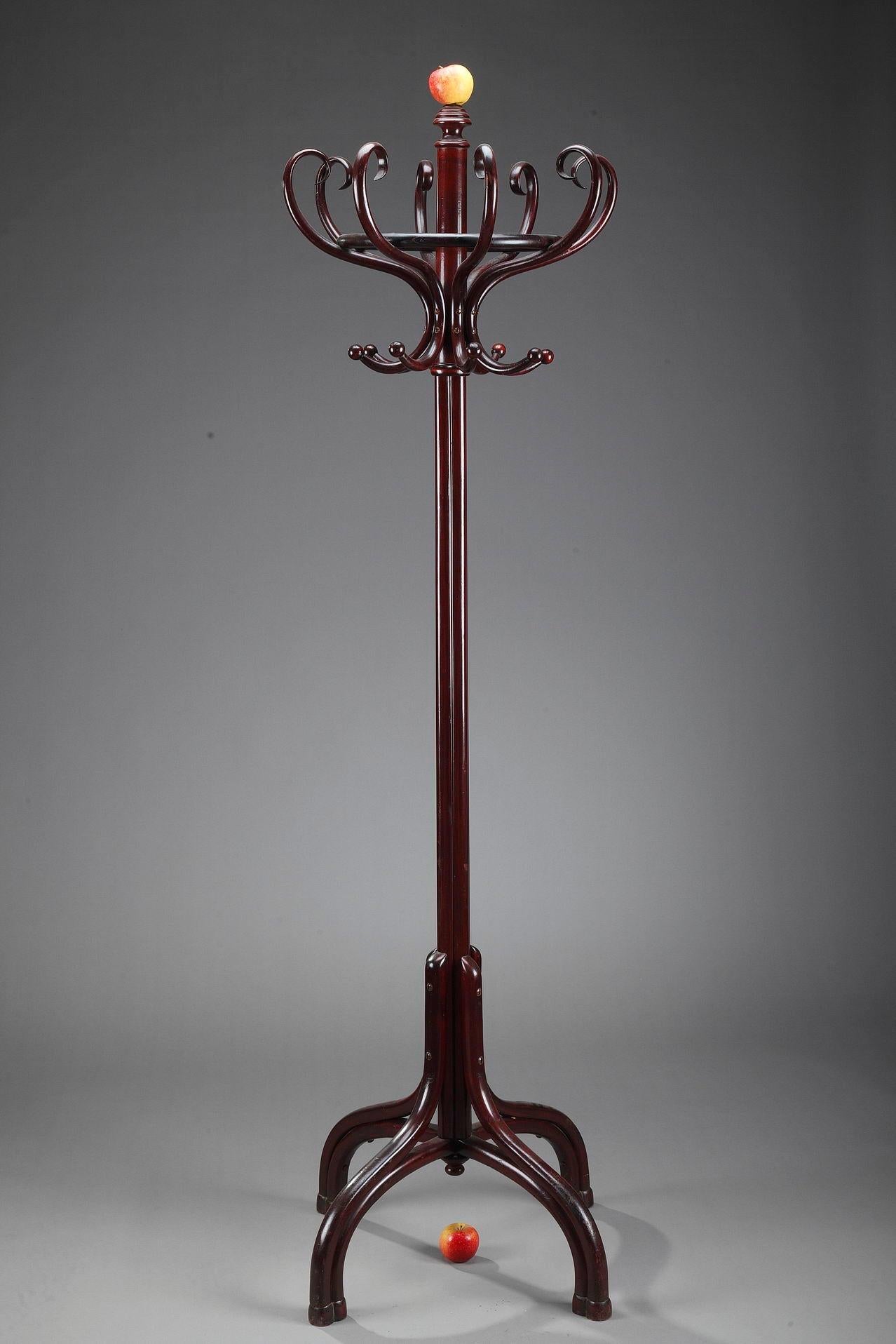 Late 19th Century Wood Hall Coat Stand by Thonet In Good Condition In Paris, FR
