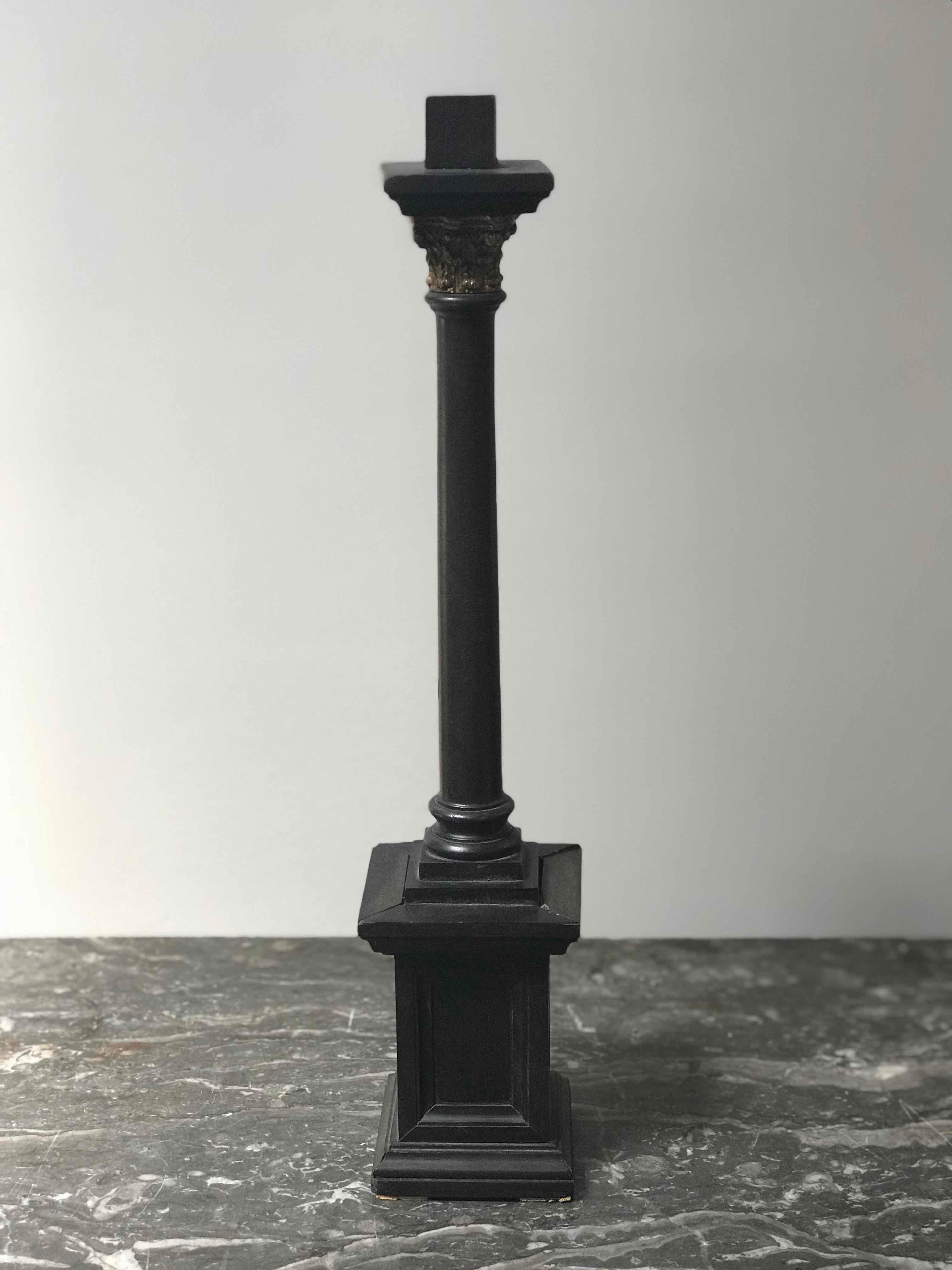 Late 19th Century Wooden Column Model from France 1
