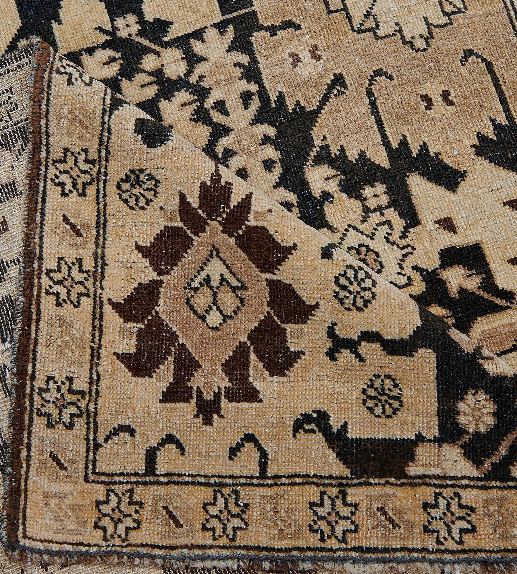 Late 19th Century Wool Karabagh Runner For Sale 4