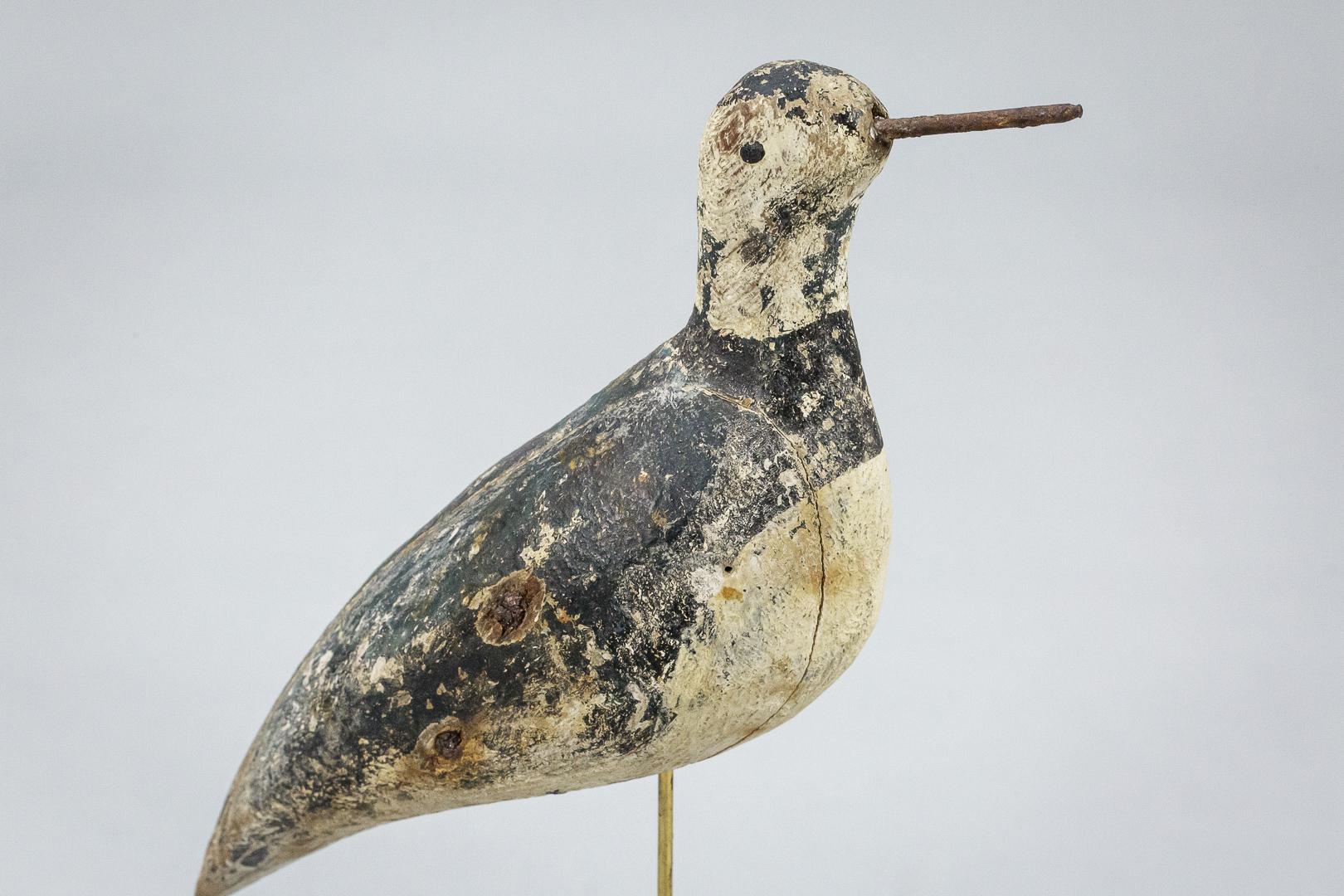 Late 19th Century Working Shorebird Decoy For Sale 3