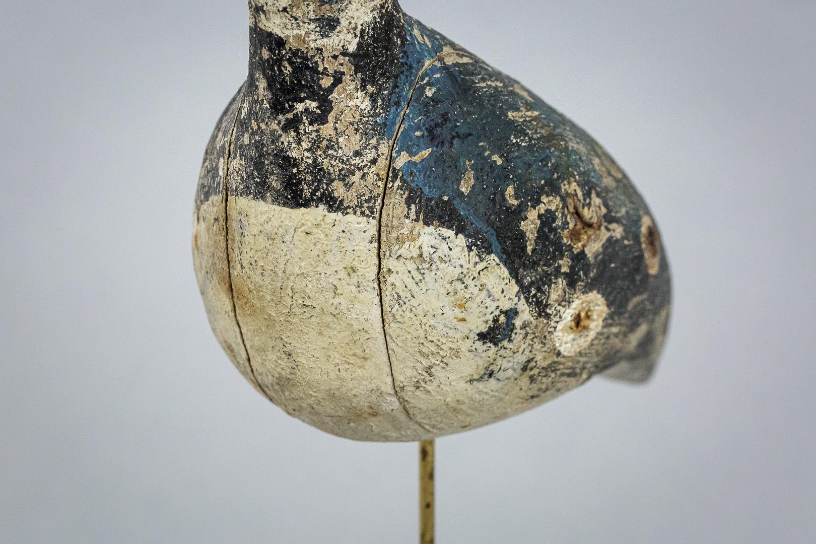 Working Shorebird Dekoy aus dem späten 19. Jahrhundert im Zustand „Relativ gut“ in Pease pottage, West Sussex