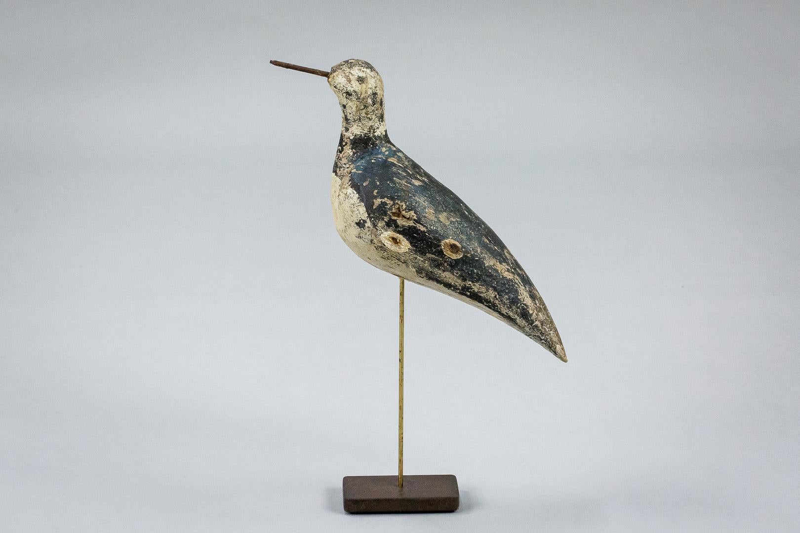 Working Shorebird Dekoy aus dem späten 19. Jahrhundert (Holz)