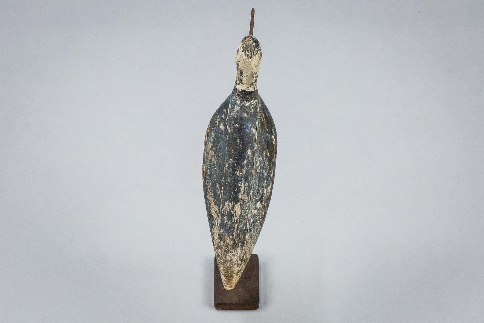 French Late 19th Century Working Shorebird Decoy