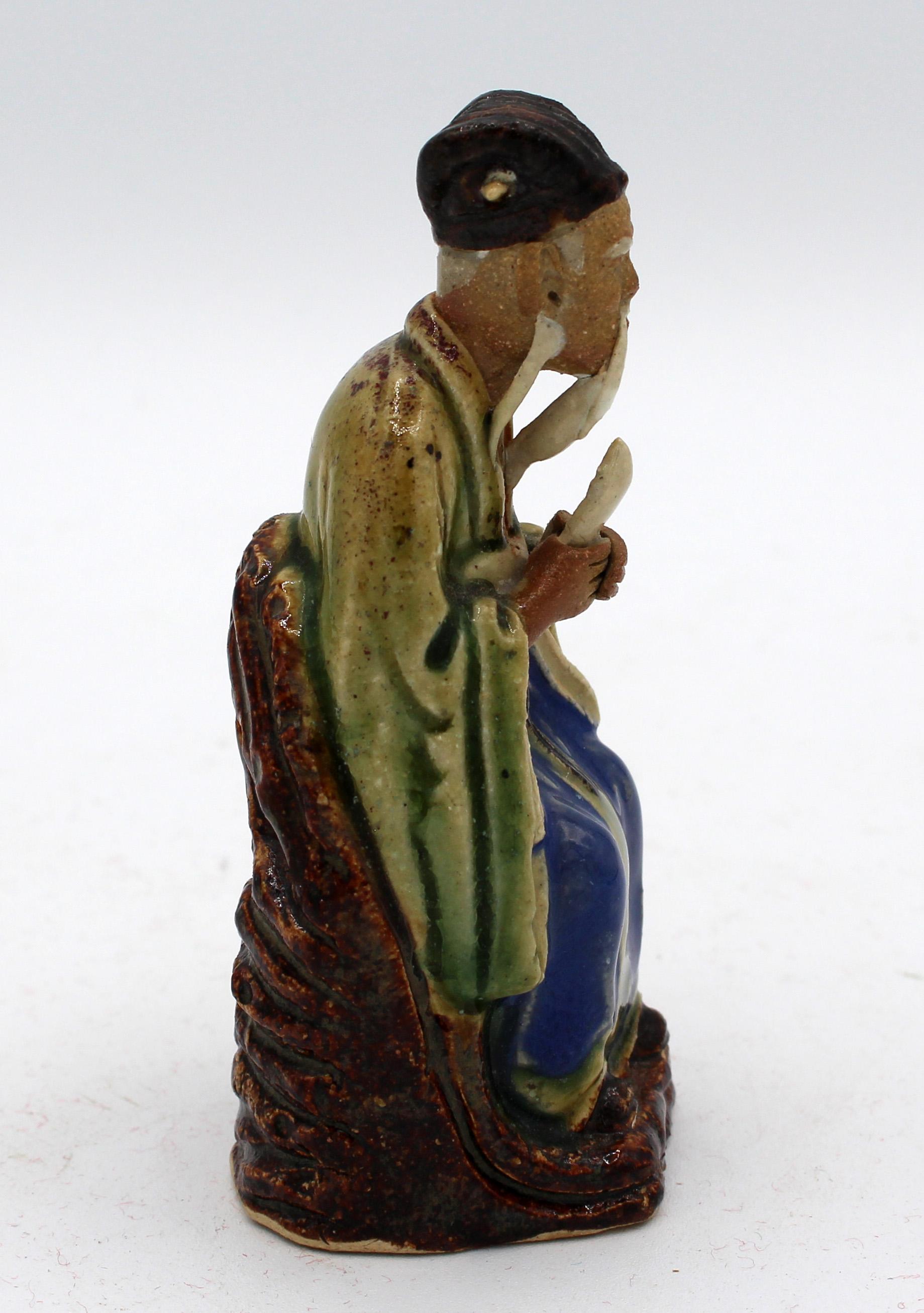 Ceramic Late 19th Century World's Fairs Chinese Mud Man Figure