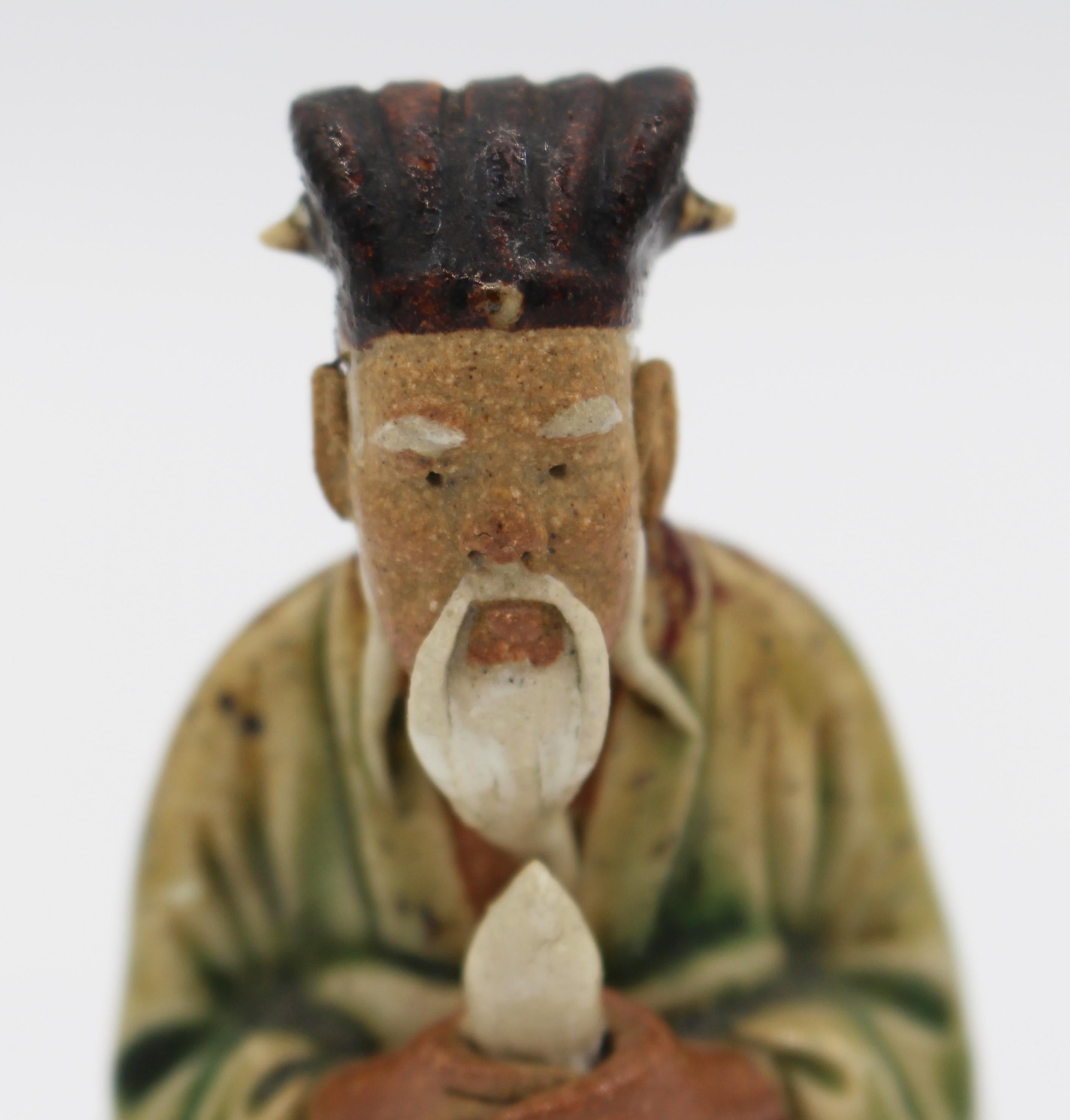 Late 19th Century World's Fairs Chinese Mud Man Figure 1