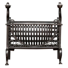 Late 19th Century Wrought Iron Firebasket