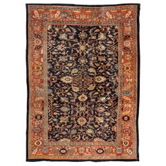 Ziegler Sultanabad-Teppich aus persischer Wolle, spätes 19. Jahrhundert
