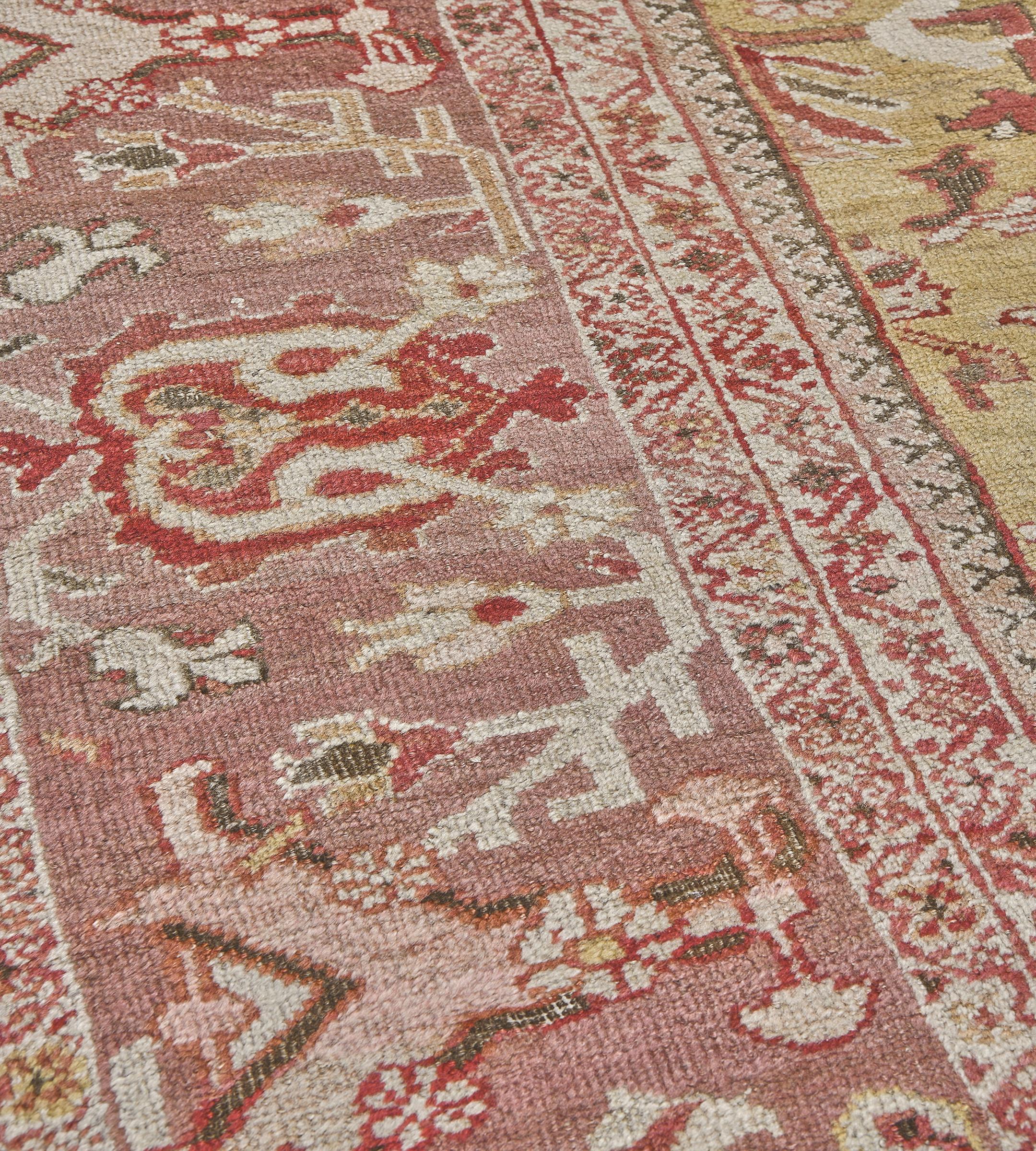 Hand-Woven Late 19th Century Ziegler Sultanabad Rug from West Persia For Sale