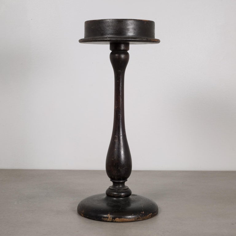 Late 19thEarly 20th Century Antique Wooden Hat Display Stand at 1stDibs