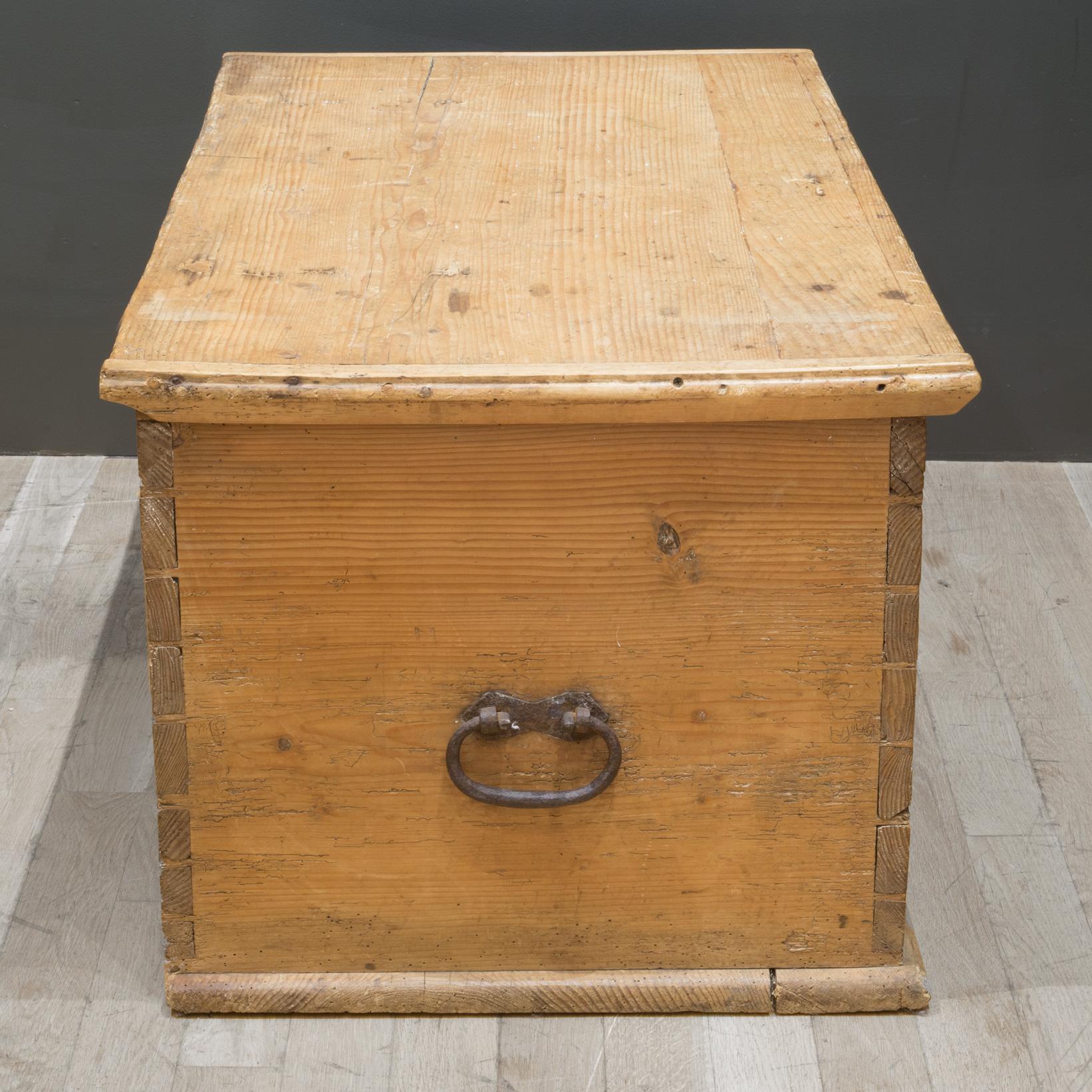 Industrial Late 19th/Early 20th C. Blanket Chest c.1880-1920