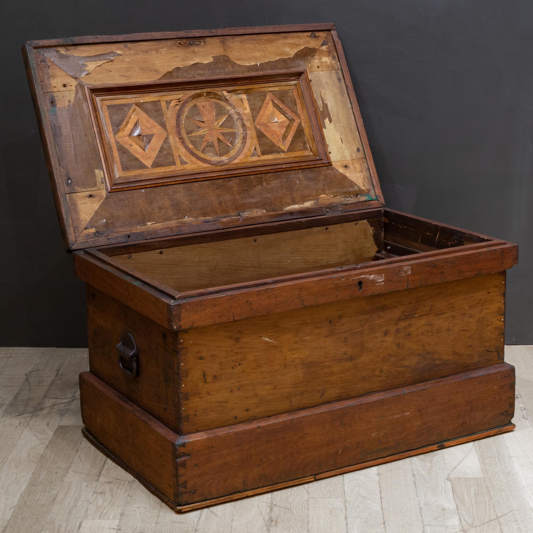 Late Victorian Late 19th / Early 20th C. Blanket Chest, C.1880-1920