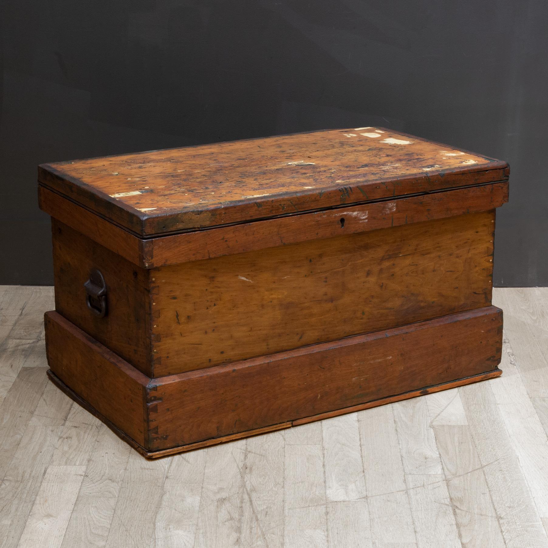 Late 19th / Early 20th C. Blanket Chest, C.1880-1920 In Good Condition In San Francisco, CA