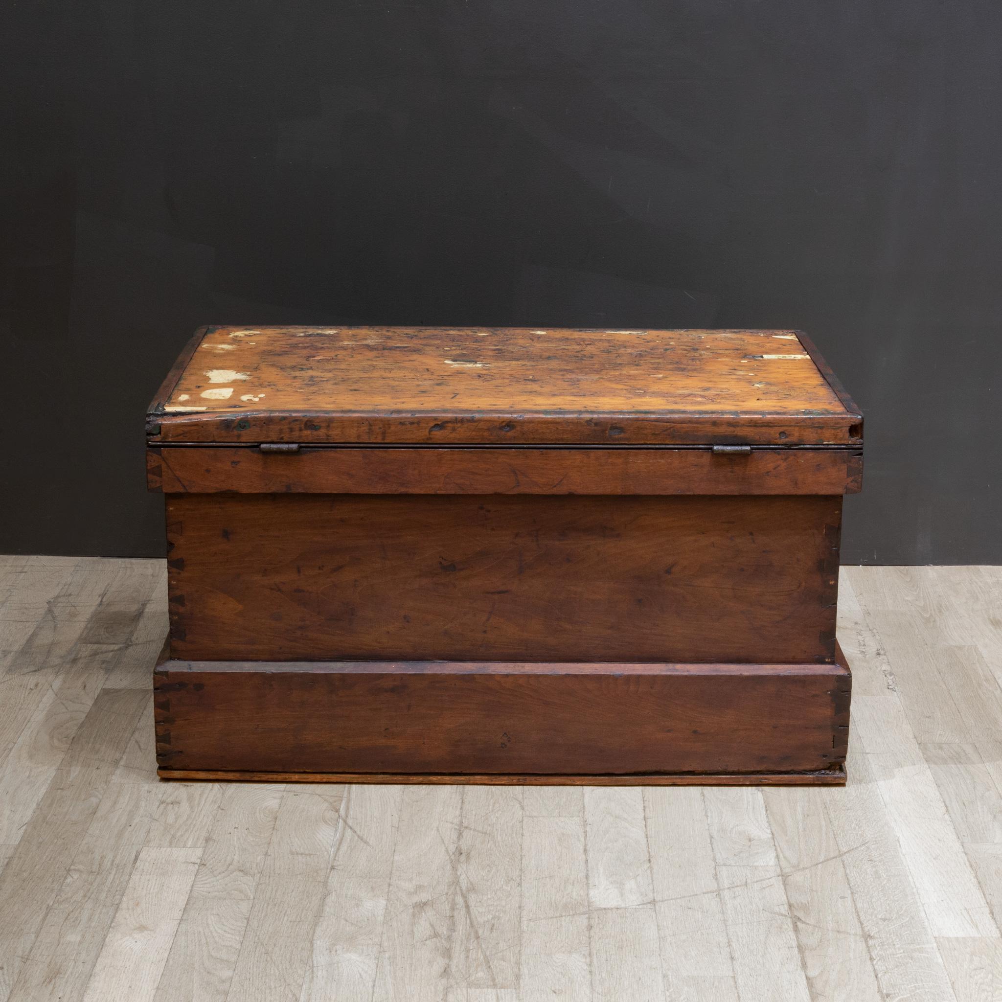 Steel Late 19th / Early 20th C. Blanket Chest, C.1880-1920