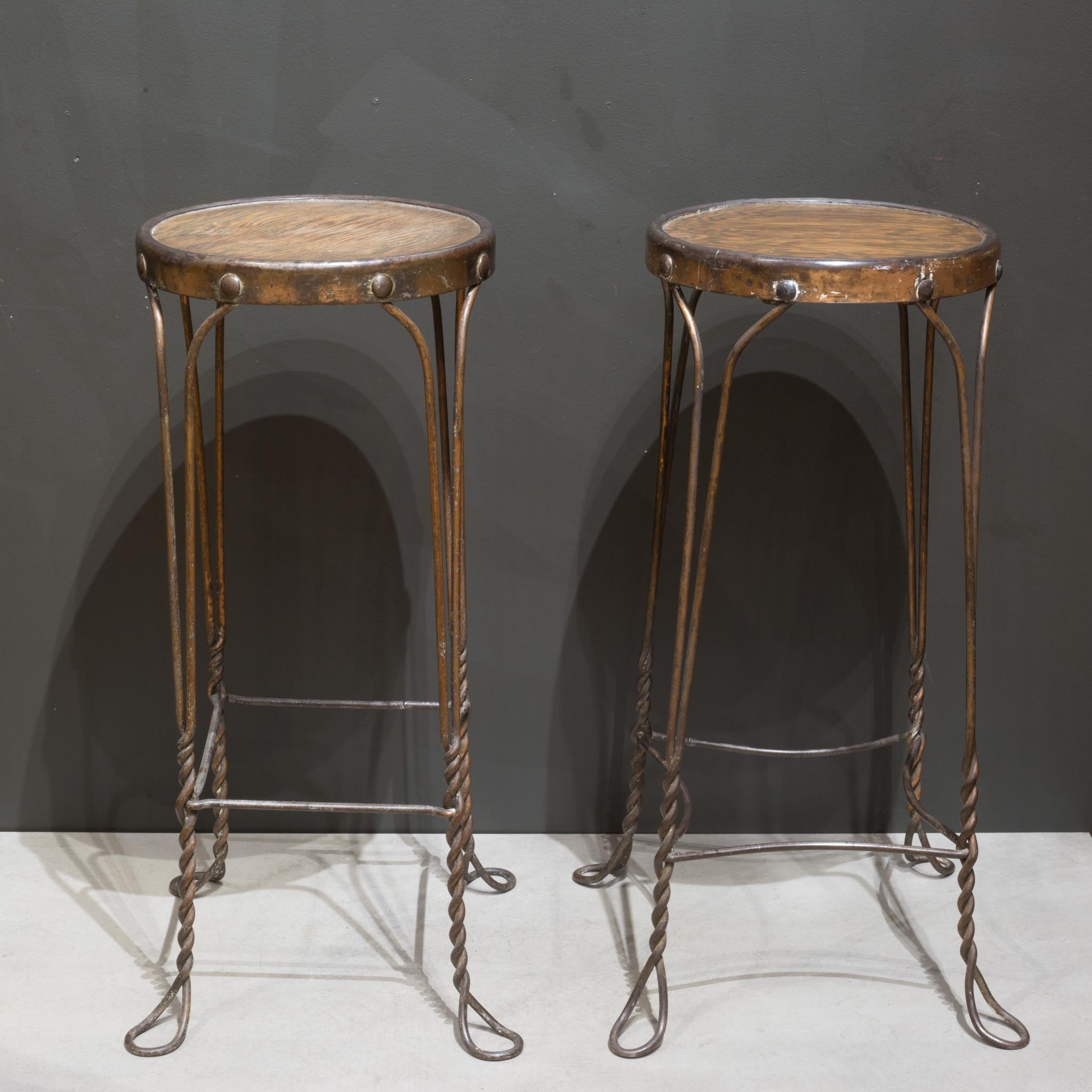 antique ice cream parlor stools