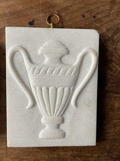 Elementi architettonici in marmo della fine del 19° e dell'inizio del 20° secolo in stile Adams Regency