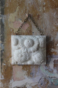 Late 19th & Early 20th C Trio of Marble Architectural Decorative Elements