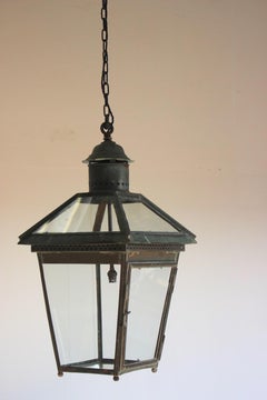 Late 19th-Early 20th Century English Copper Lantern