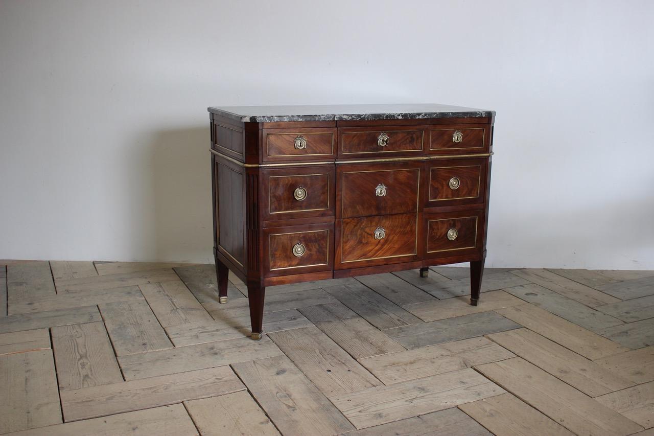 Marble Late 19th-Early 20th Century French Commode
