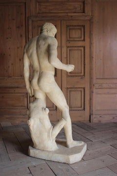Late 19th-Early 20th Century Life Size Statue of "Discobolus"