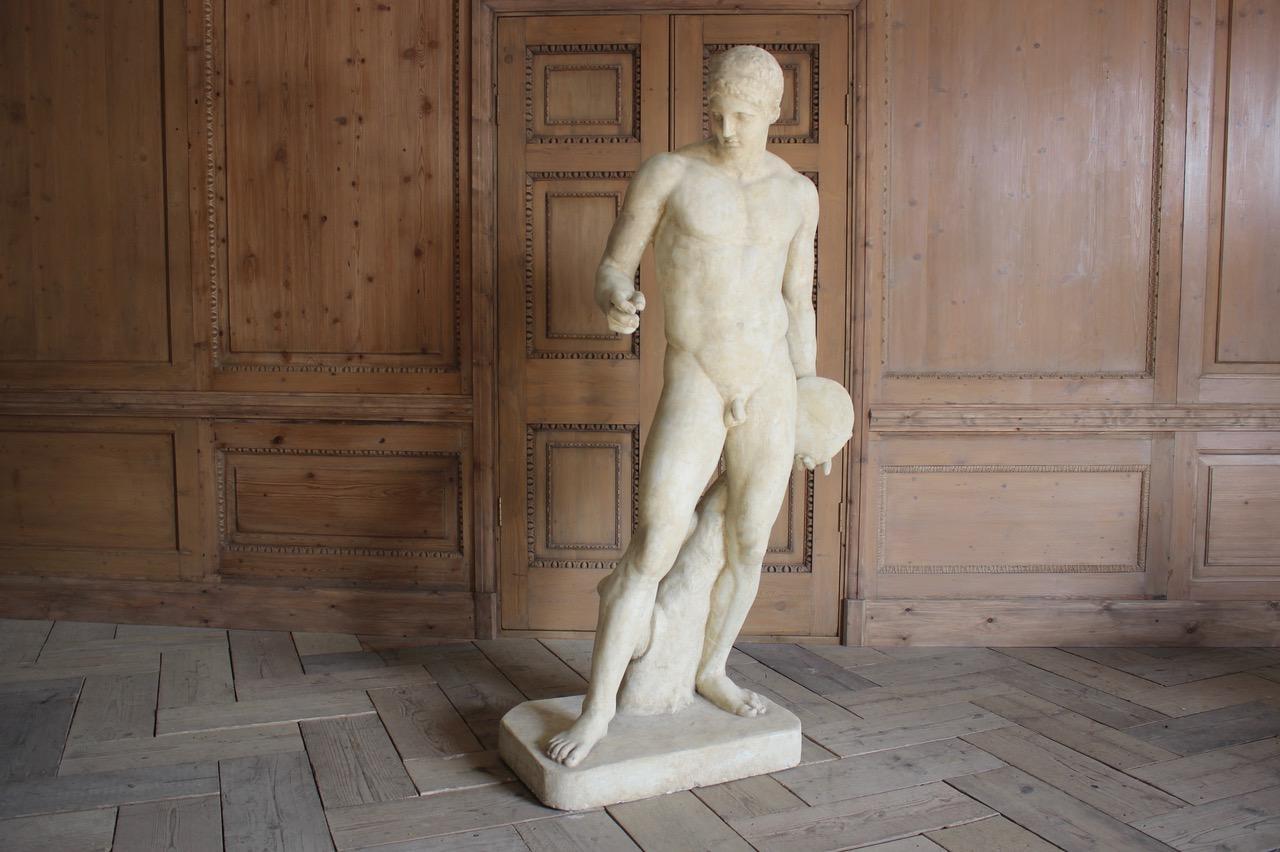 Italian Late 19th-Early 20th Century Life Size Statue of 