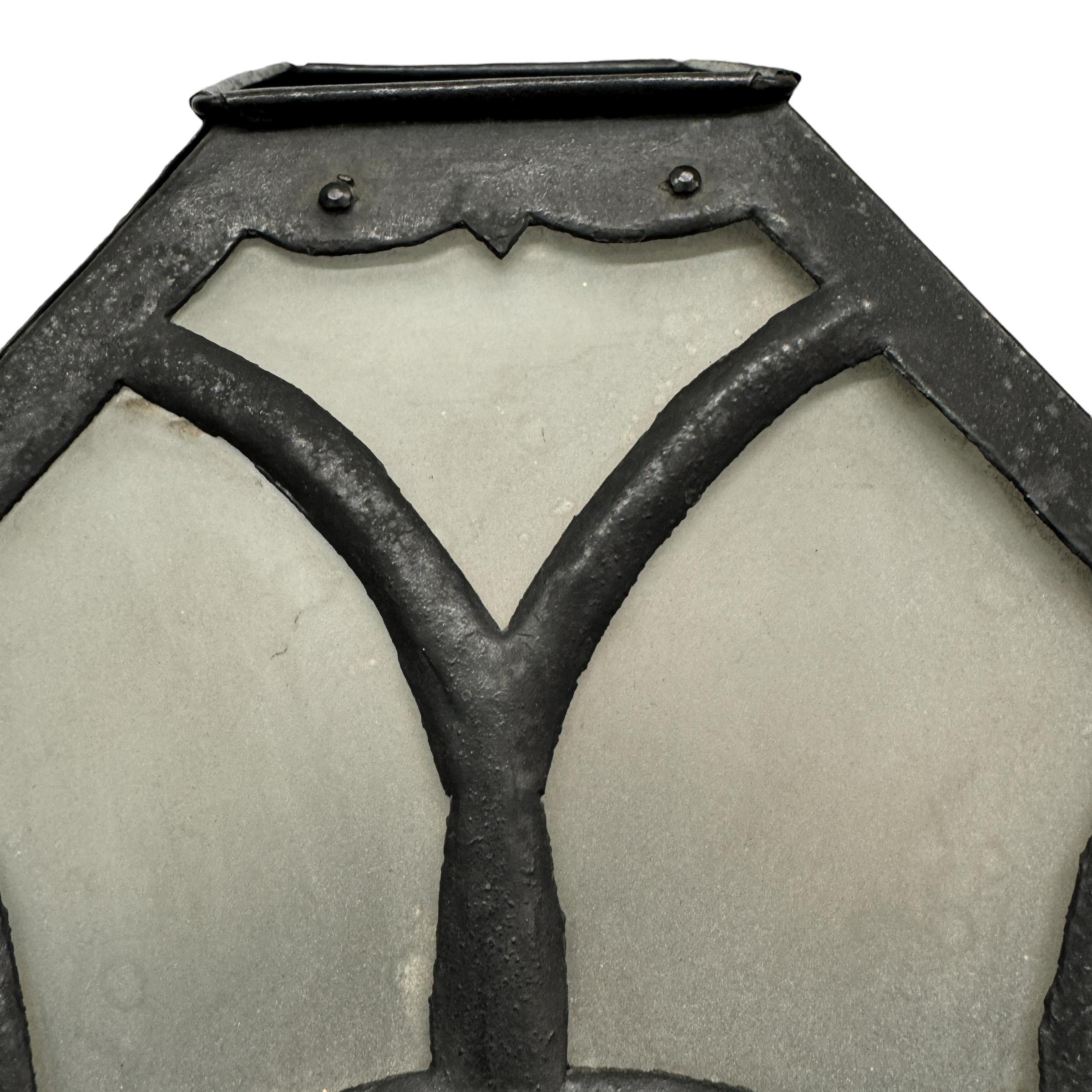 Lampe en fer forgé American Art Works de la fin du 19e siècle/début du 20e siècle en vente 1